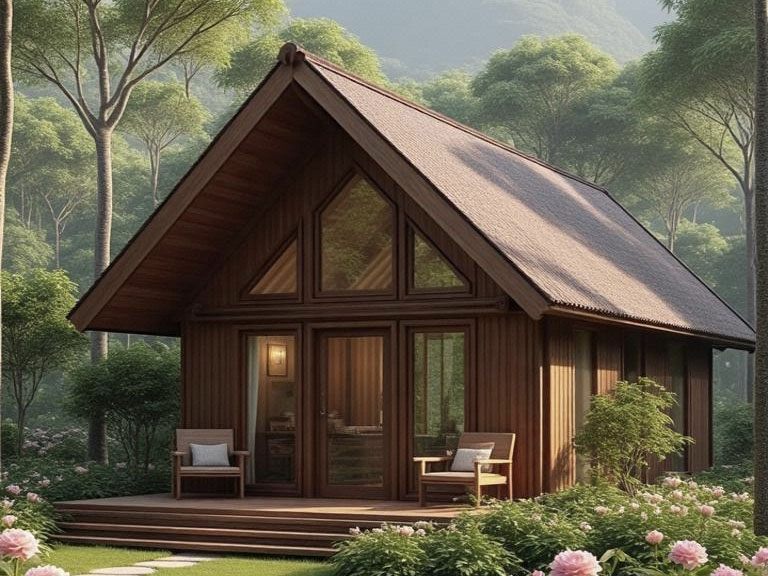 Forest Retreat - Jushan Small Wooden House Offers Sanctuary in Guangdong Woods