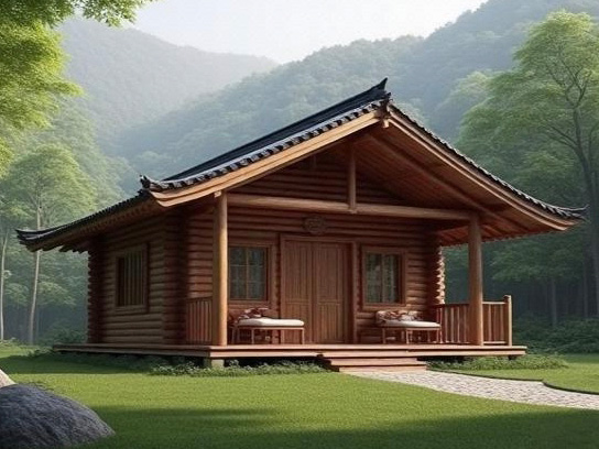 Secluded Small Wooden House Offers Nature Immersion in Dongguan Forest Park