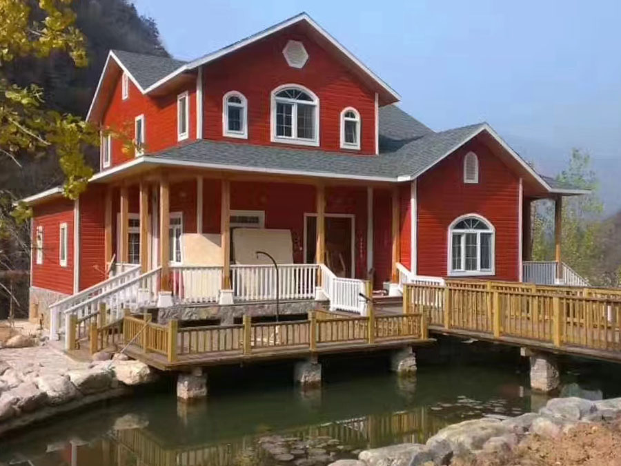 Stunning Two-Story American-Style Small Wooden House Debuts as Multi-Functional Retreat