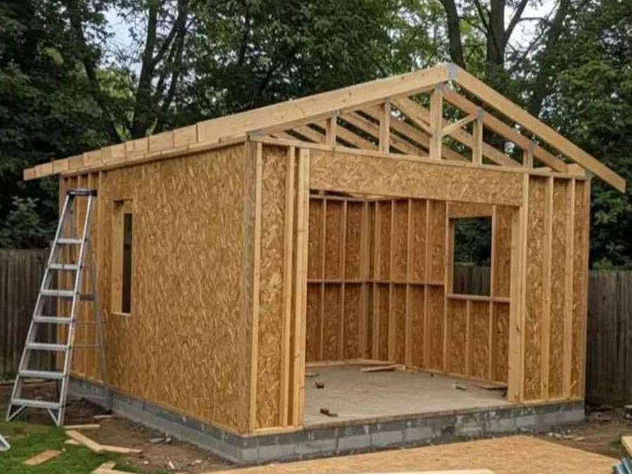 Compact 20m2 Small Wooden House Takes Shape with Traditional Design
